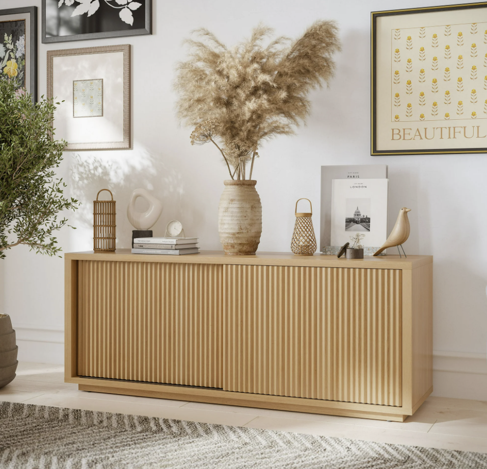 Beautiful Fluted TV Stand by Drew Barrymore